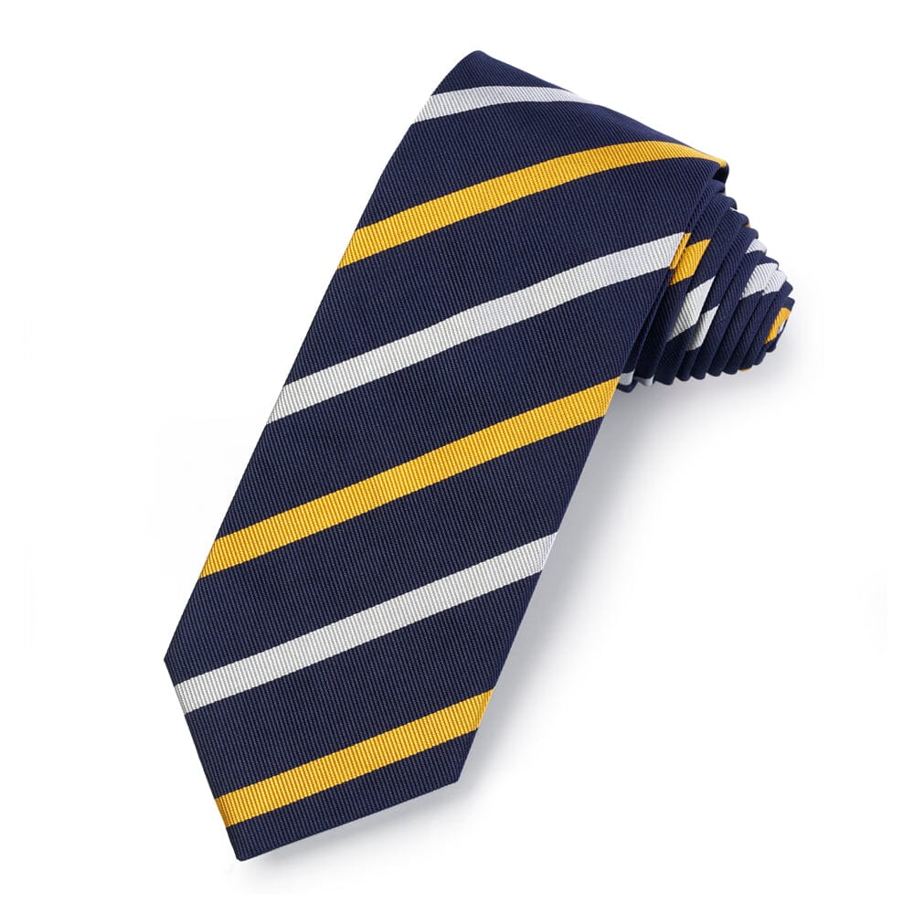 Bombay Grenadiers Three-Fold Silk Reppe Tie