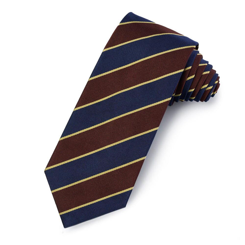 Indian Army General Three-Fold Silk Reppe Tie