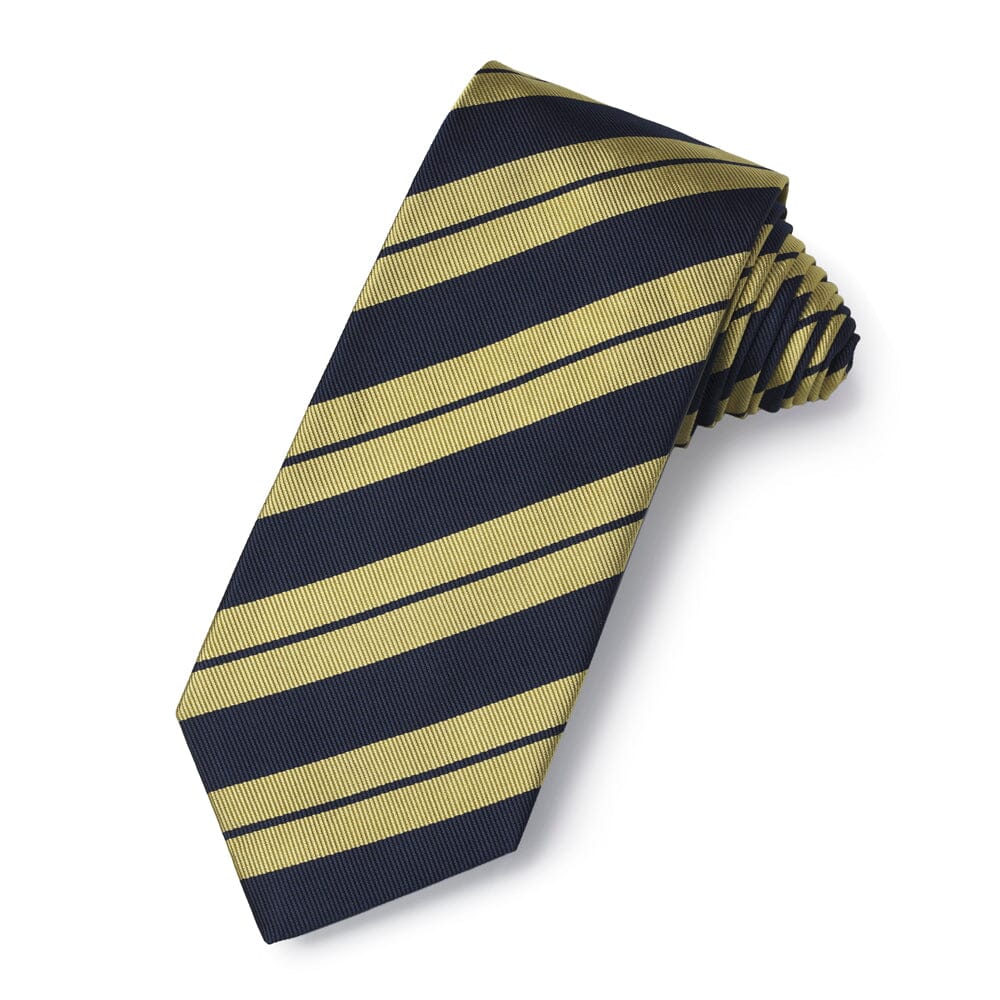 Madras Pioneers Three-Fold Silk Reppe Tie