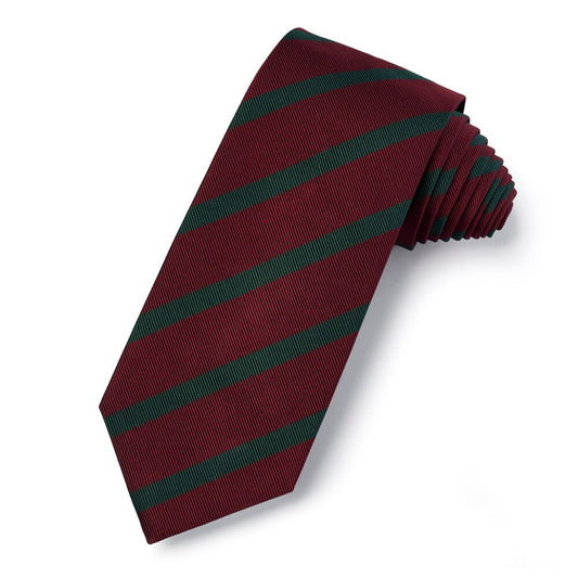 Lord Strathcona Horse Three-Fold Silk Reppe Tie